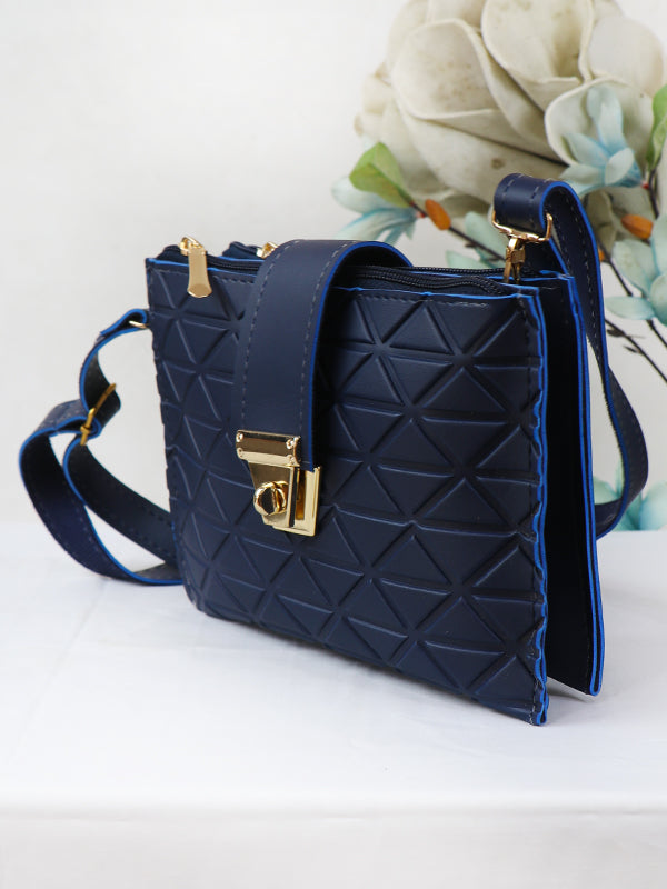 WHB36 Women's Handbag Navy Blue