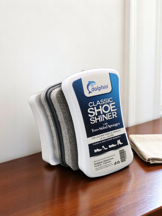 Dolphin Classic Shoe Shiner With Two Sided Sponges SP14