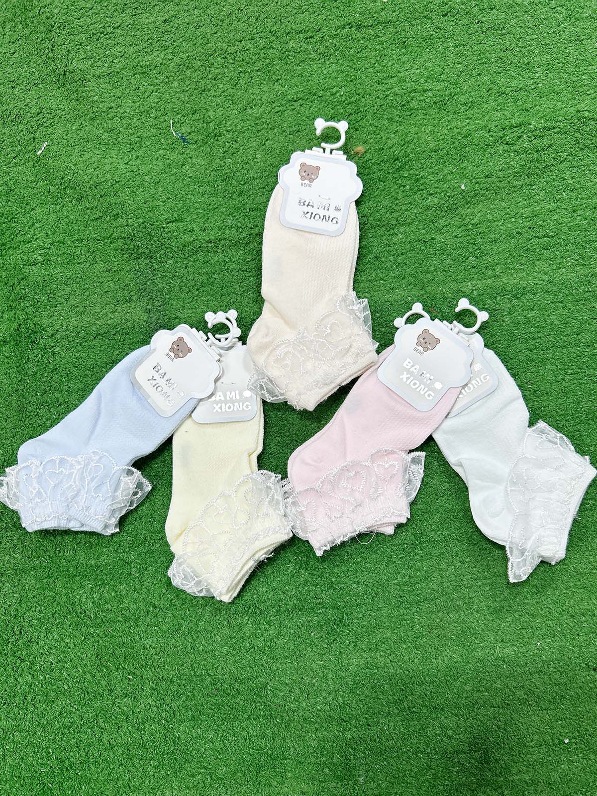 4Yrs - 7Yrs Socks For Girls - Multicolor KS29