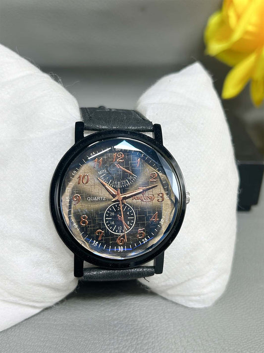 Charcoal Strap Watch For Men MW175