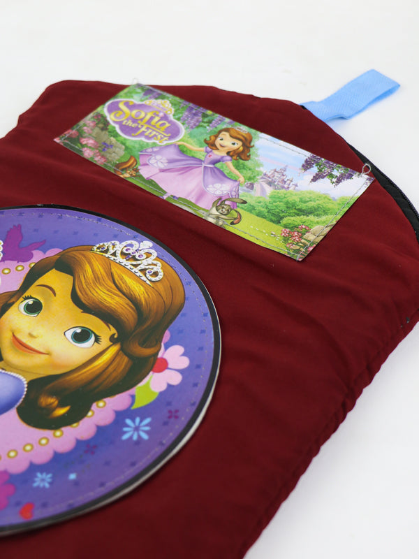 KB02 Sofia The First Bag for Kids Maroon