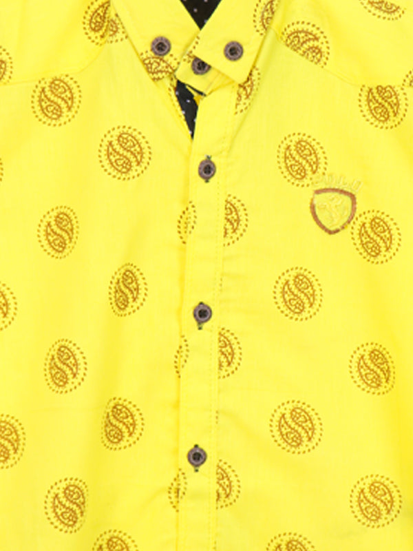 MG Boys Casual Shirt 5Yrs - 10Yrs Polo Yellow