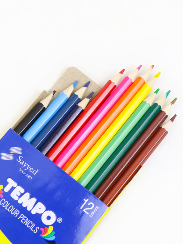 Pack Of 12 Tempo Colour Pencils