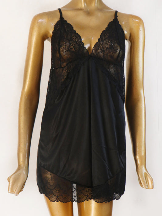 Black - Short Nighty For Women WSN04