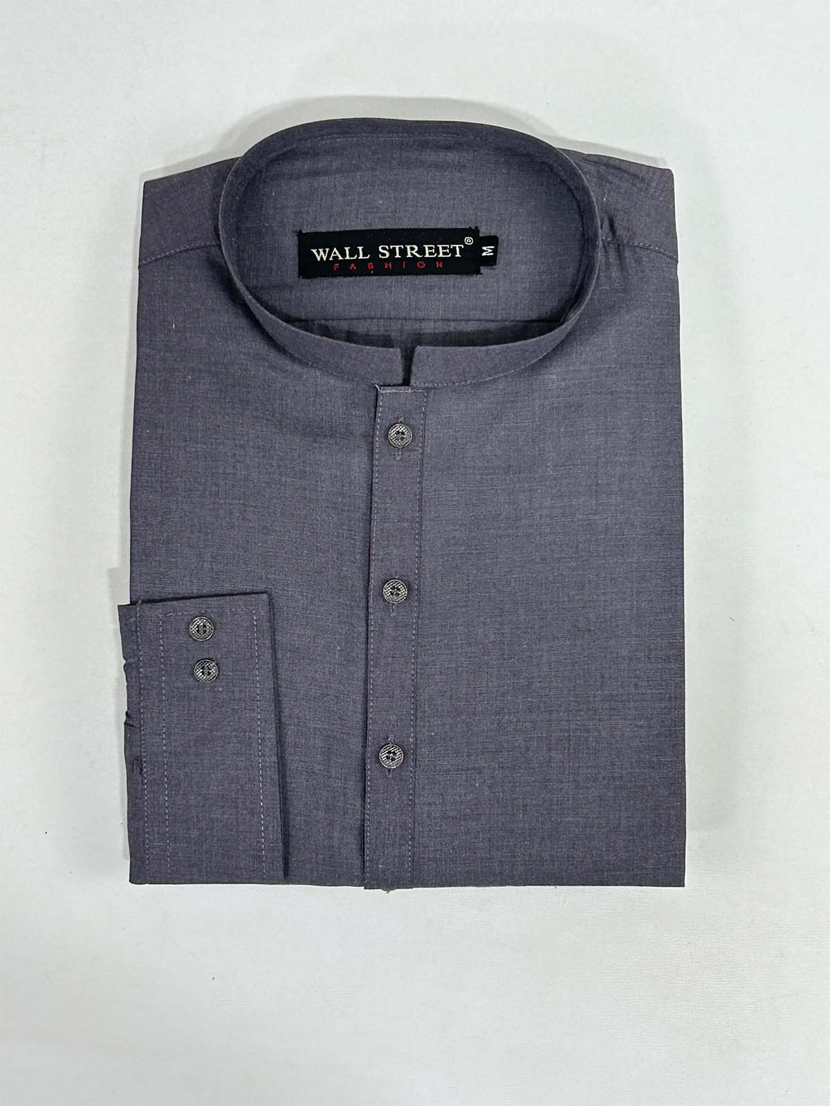 P837-2 Dark Purple Stitched Kurta Pajama Suit For Men MSK290