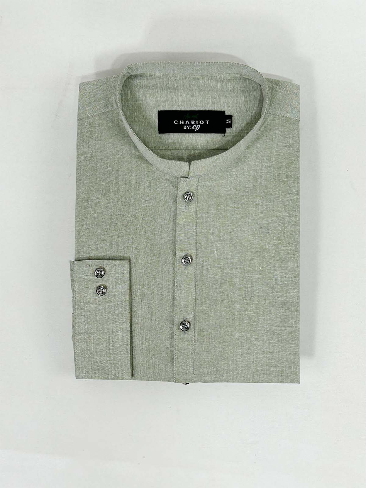 P875-2 Light Green Stitched Kurta Pajama Suit For Men MSK292