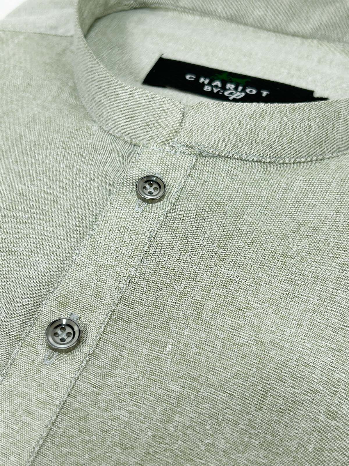 P875-2 Light Green Stitched Kurta Pajama Suit For Men MSK292