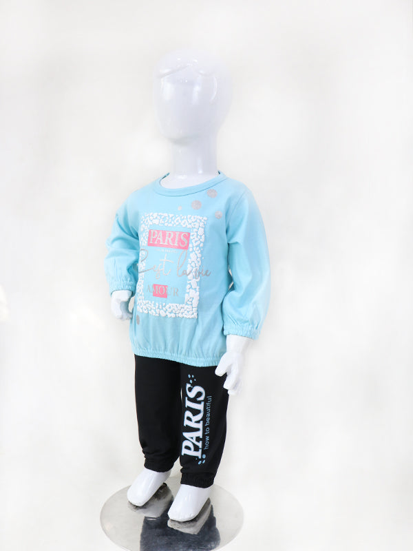 GS02 SK Girls Suit 1Yr - 4Yr Paris Sky Blue