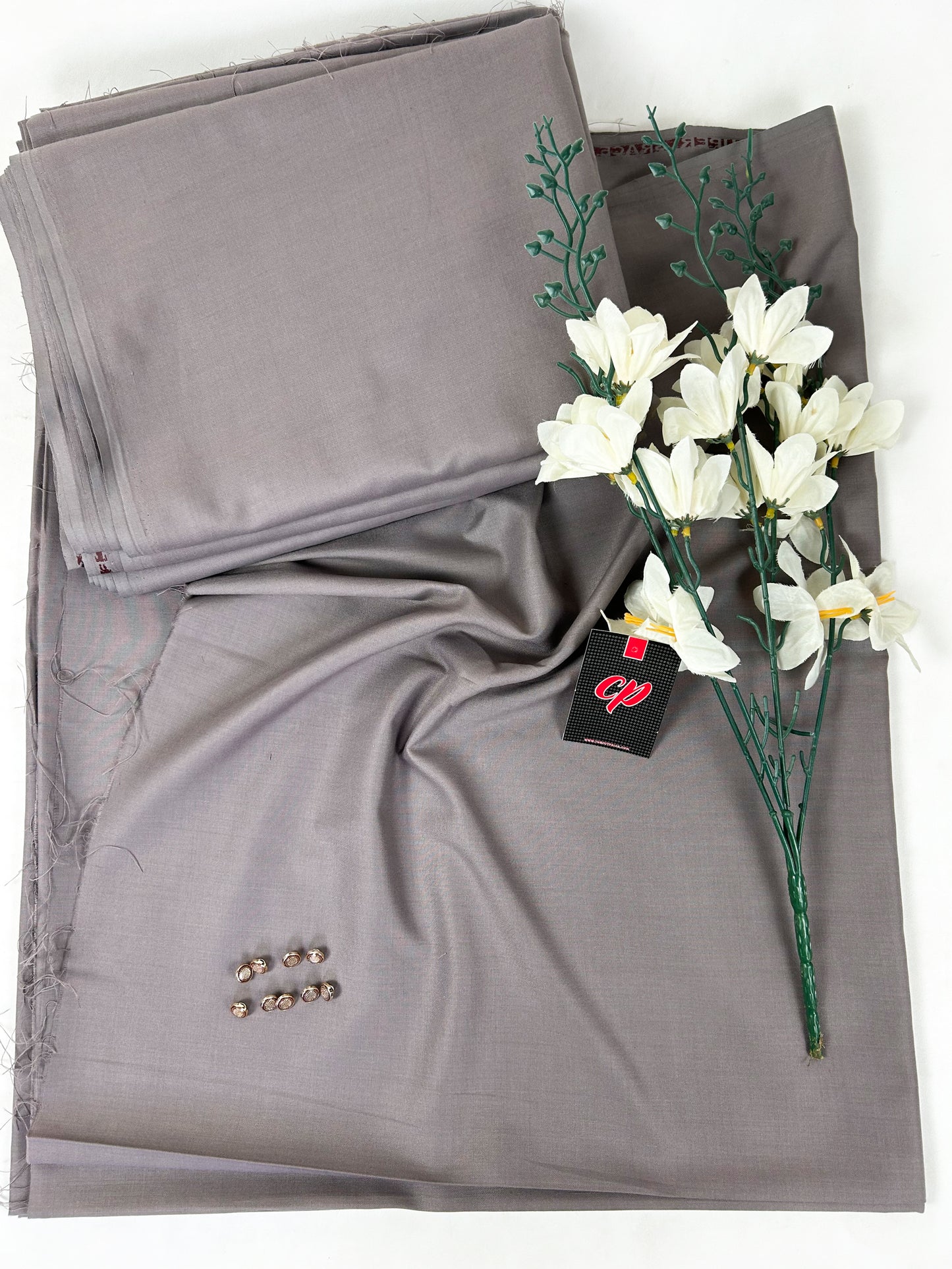 Grey Unstitched Kameez Shalwar For Men MUF130