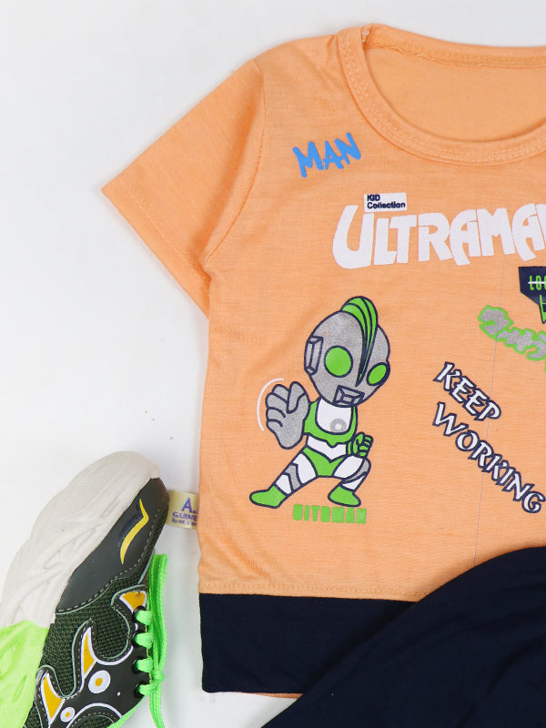 WL Kids Suit 1Yrs - 4Yrs Ultraman Orange
