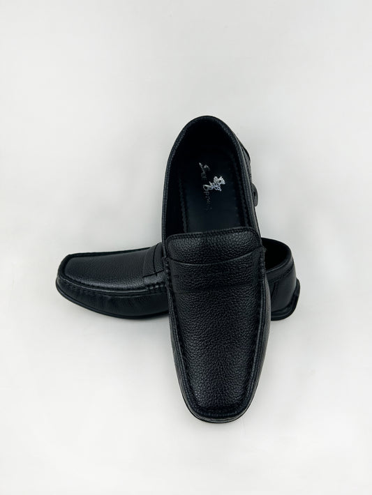 Black Leather Formal Shoes For Men MS93