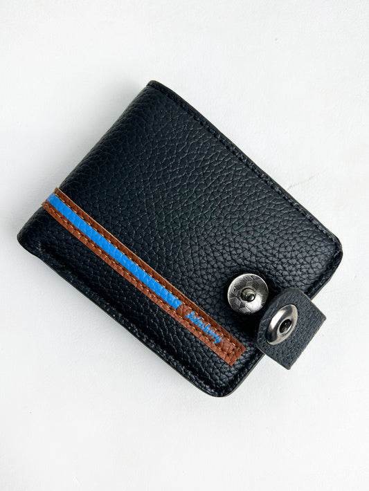 Black Syn-Leather Wallet For Men MW36