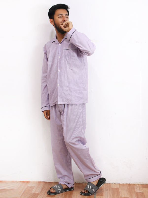 Purple Night Suit For Men MNS14