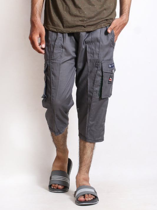 Men's Cargo 3-QTR Short Dark Grey