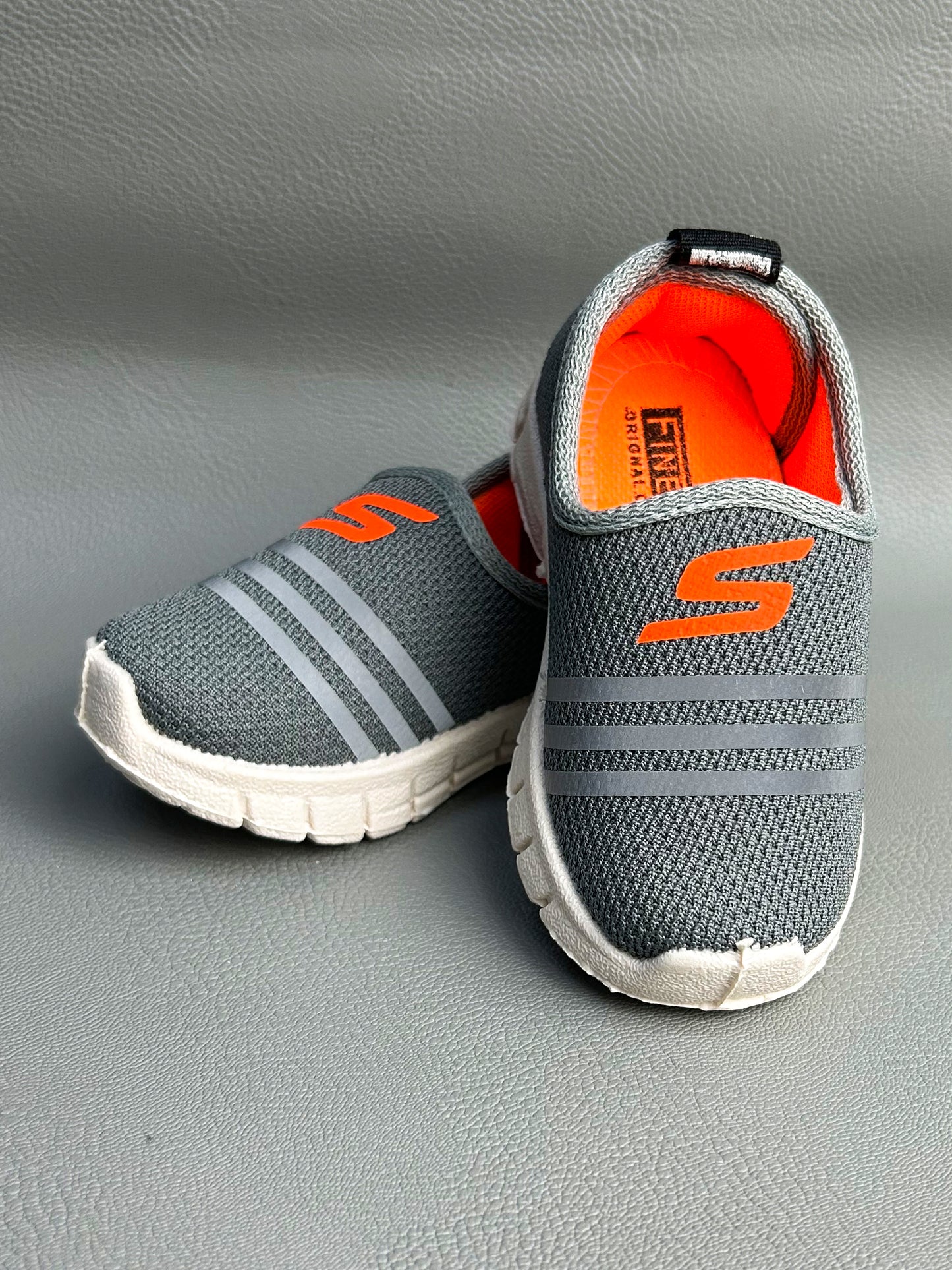 1Yr - 8Yrs Light Grey Shoes For Boys BJ29