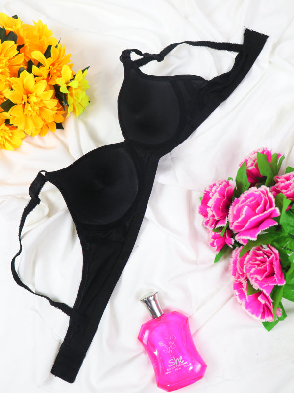 LB10 Black Foam Bra For Women