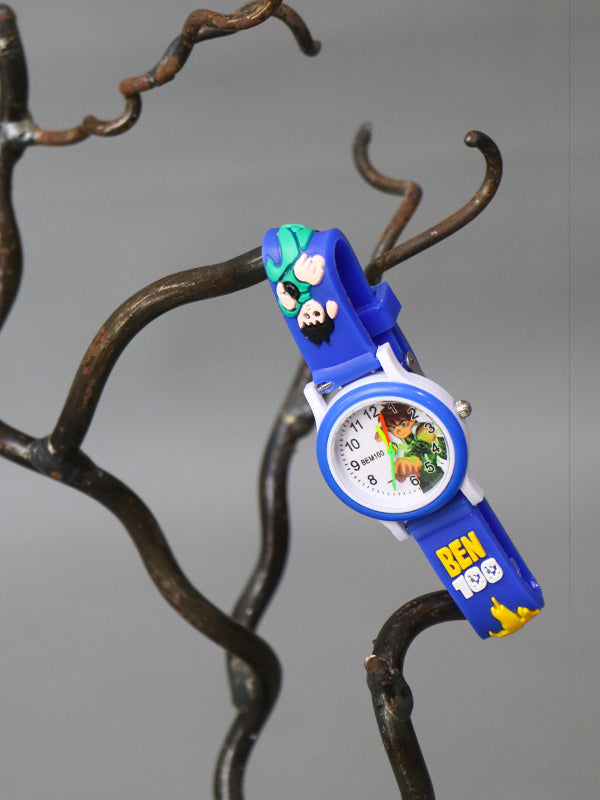 Blue Ben 10 Wrist Watch For Boys KWW19