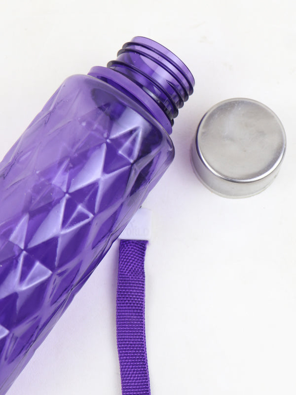 Plastic Transparent Water Bottle Purple
