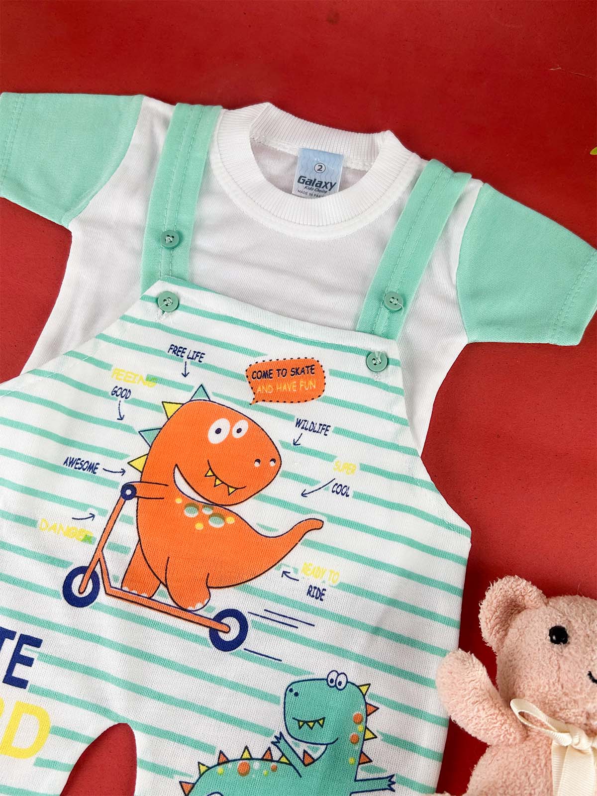 3Mth - 9Mth Green Romper For Newborn HG NBR140