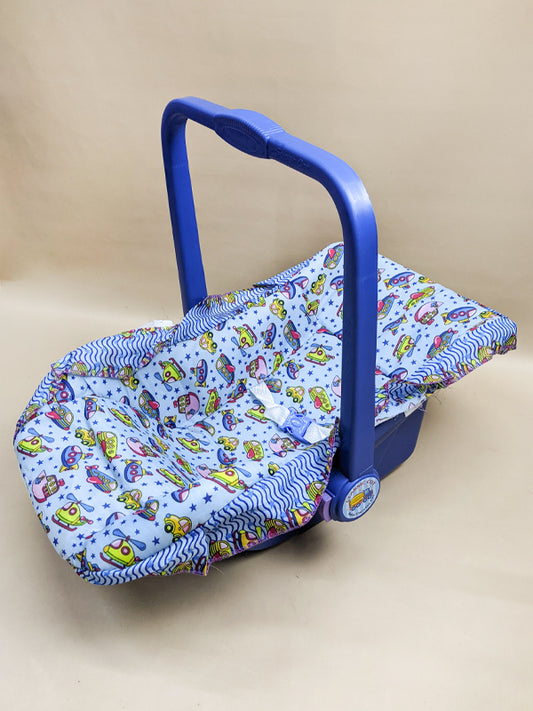 Dark Blue Carry Cot For New Born / Rocker & Sleeping Carrier Seat For Babies