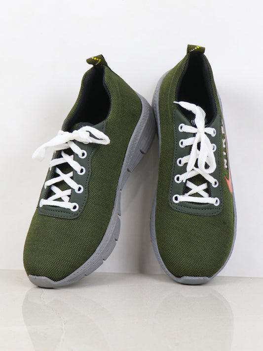 MJS59 Men's Casual Lace Shoes Green