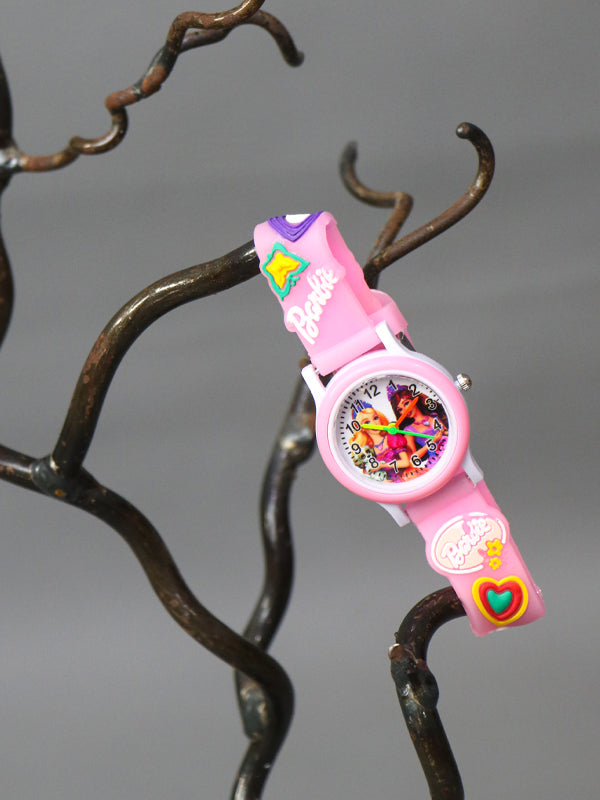 Pink Barbie Wrist Watch For Girls KWW22