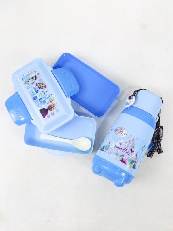 Kids Lunch Box & Water Bottle Frozen Gift Box 01