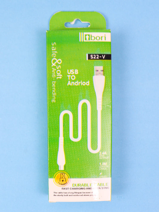 Bori USB to Android Data Cable S22-V