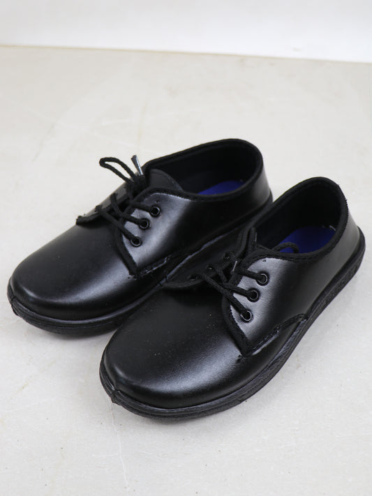 KS13 Kids School Shoes 13Yrs - 17Yrs Black