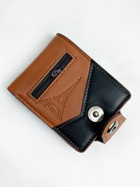 Brown Syn-Leather Wallet For Men MW20