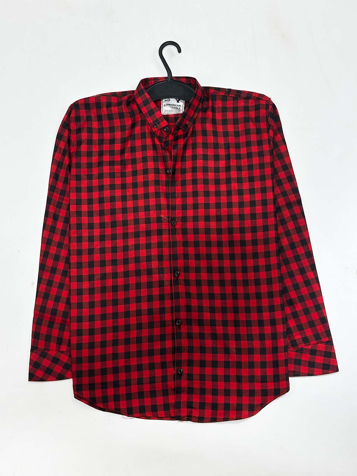 Red Checks Casual Shirt For Men MCS123