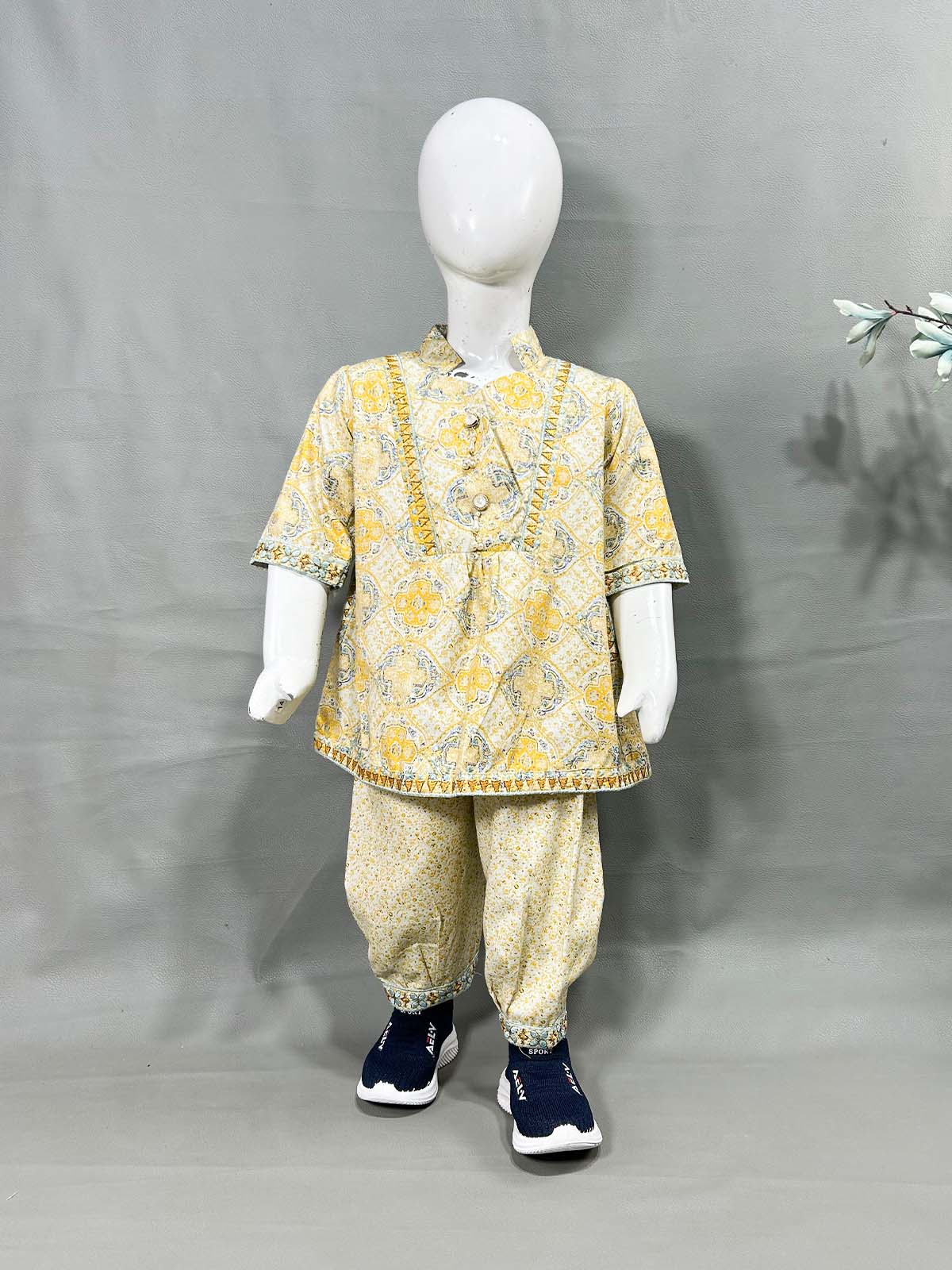 2Yr - 12Yrs Yellow Suit For Girls OP GS406