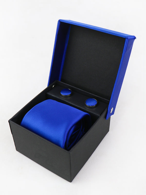 TBS28 3Pcs Tie Gift Box Tie Cuff-Link Pocket Square