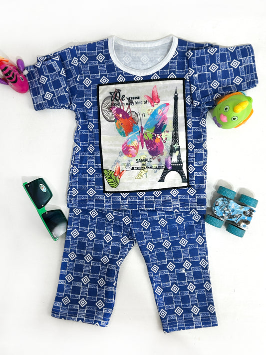 1.5Yr - 4Yrs Music Dark Blue Suit For Kids TG BS91