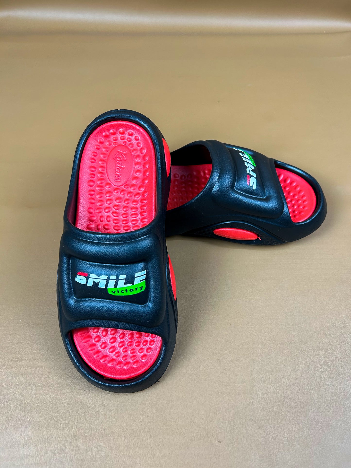 Red Soft Casual Slipper For Men MC64