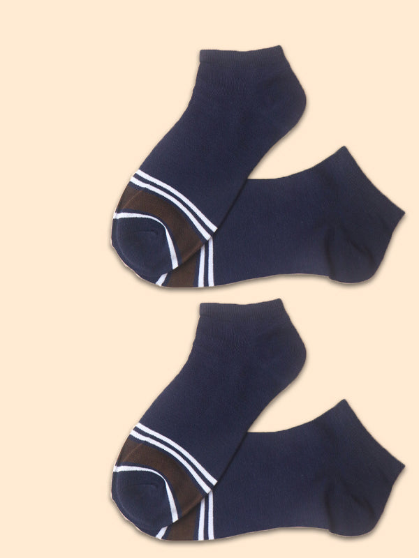 Pack Of 2 Multicolor Ankle Socks for Men MS16