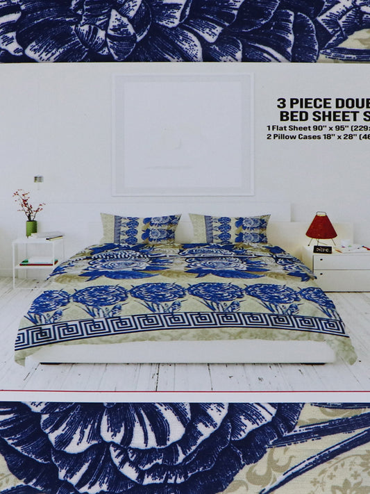 MUF 3Pc Double Bed Sheet BS-17