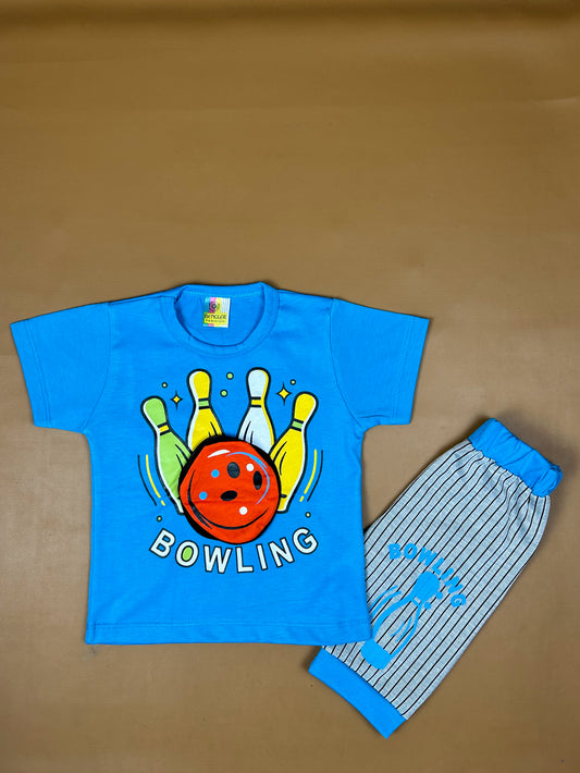 1Yr - 4Yrs Bowling Blue Suit For Kids BS242