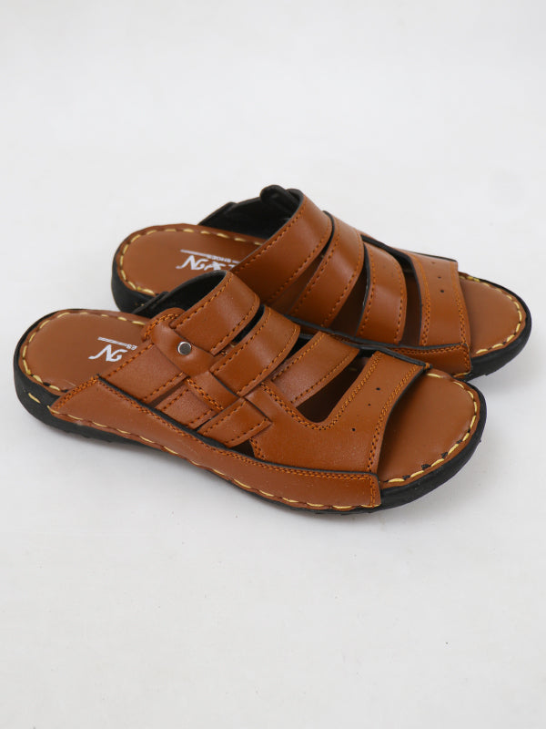 MC139 NM Men's Casual Slippers Brown
