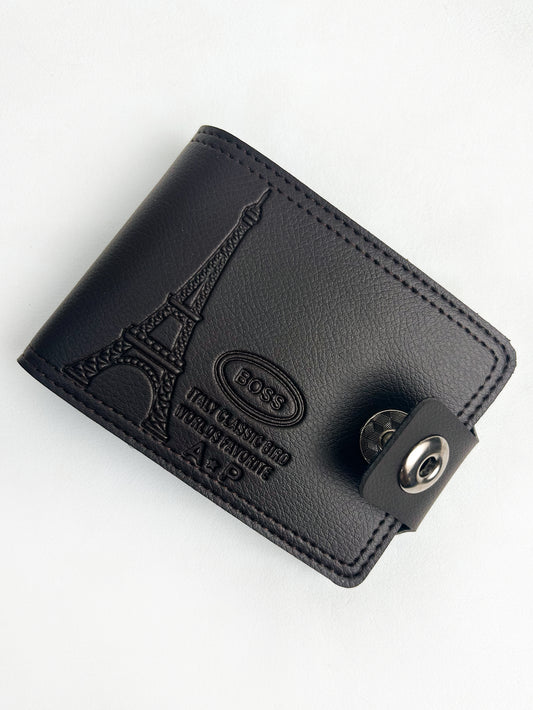 Dark Brown Syn-Leather Wallet For Men MW04