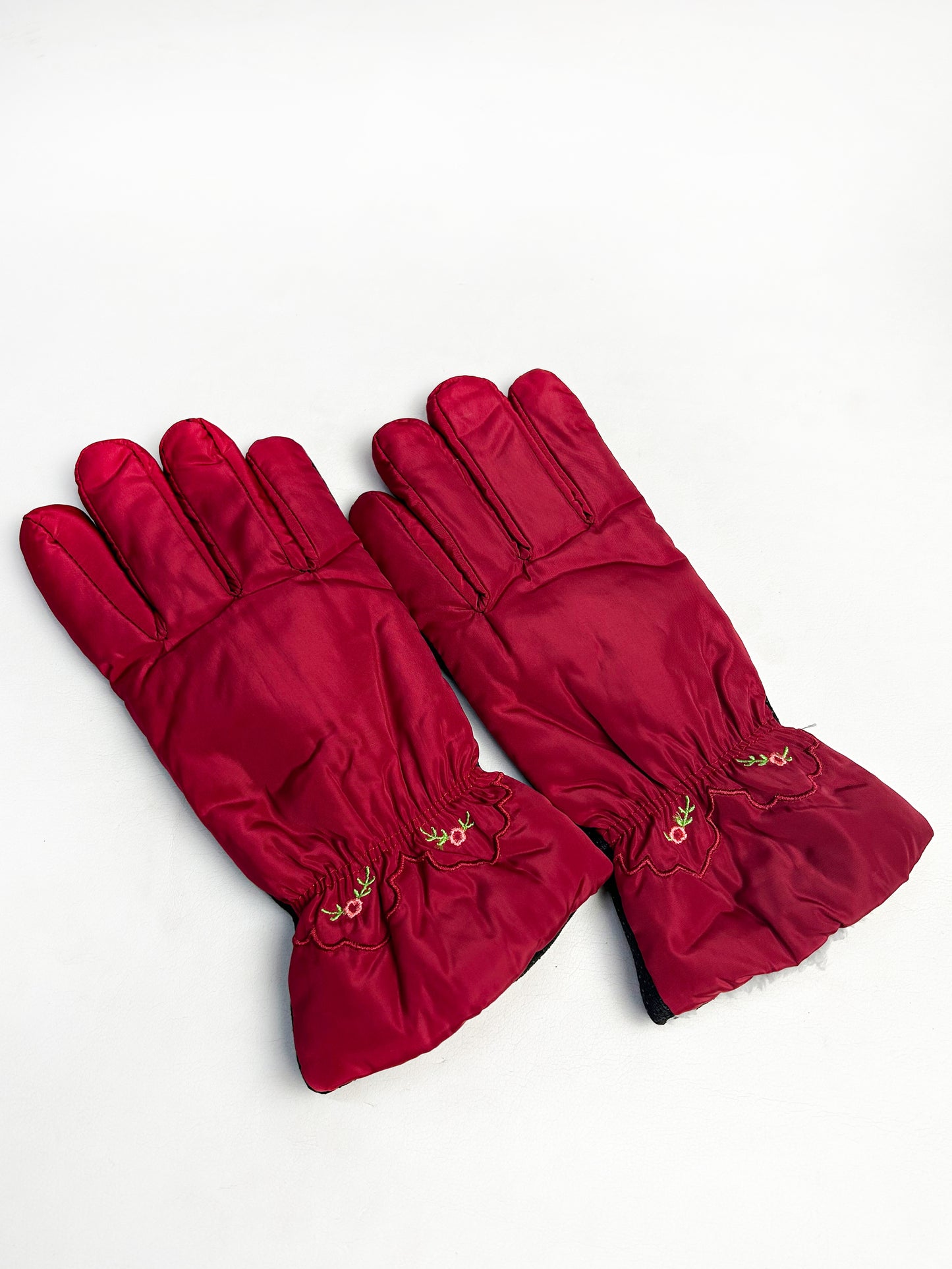 Maroon Winter Gloves For Women / Girls Winter Gloves / Full Finger Gloves WG04