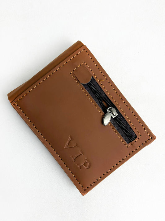 Brown Syn-Leather Wallet For Men MW30