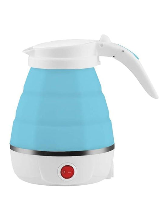 Travel Collapsible, Portable, Foldable Mini Electric Kettle Blue - 600ML