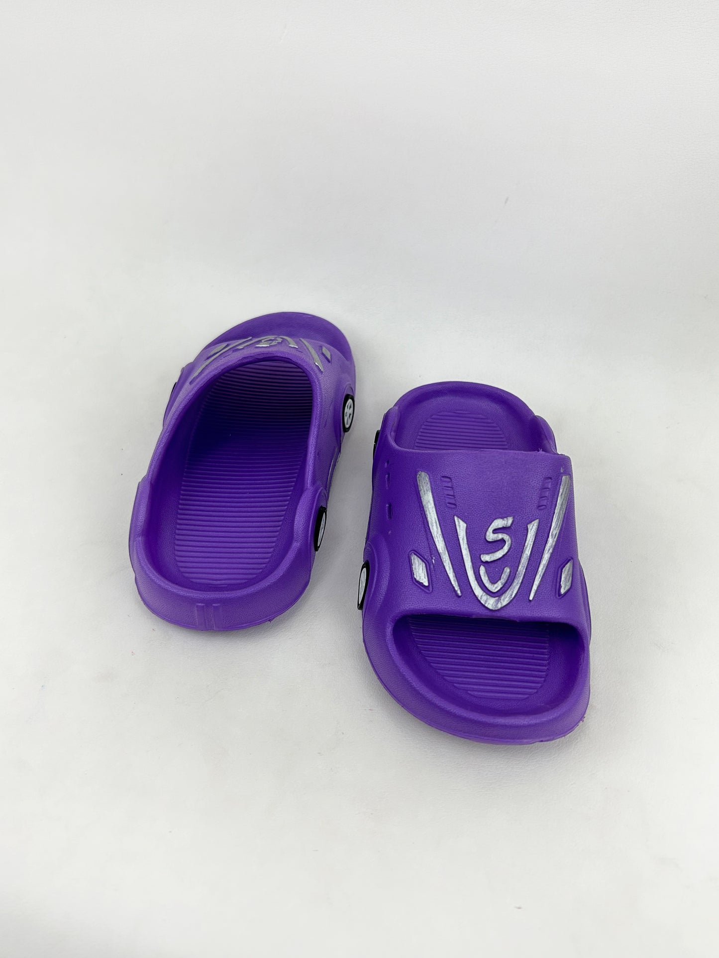 Purple Casual Soft Slippers for Kids KS08