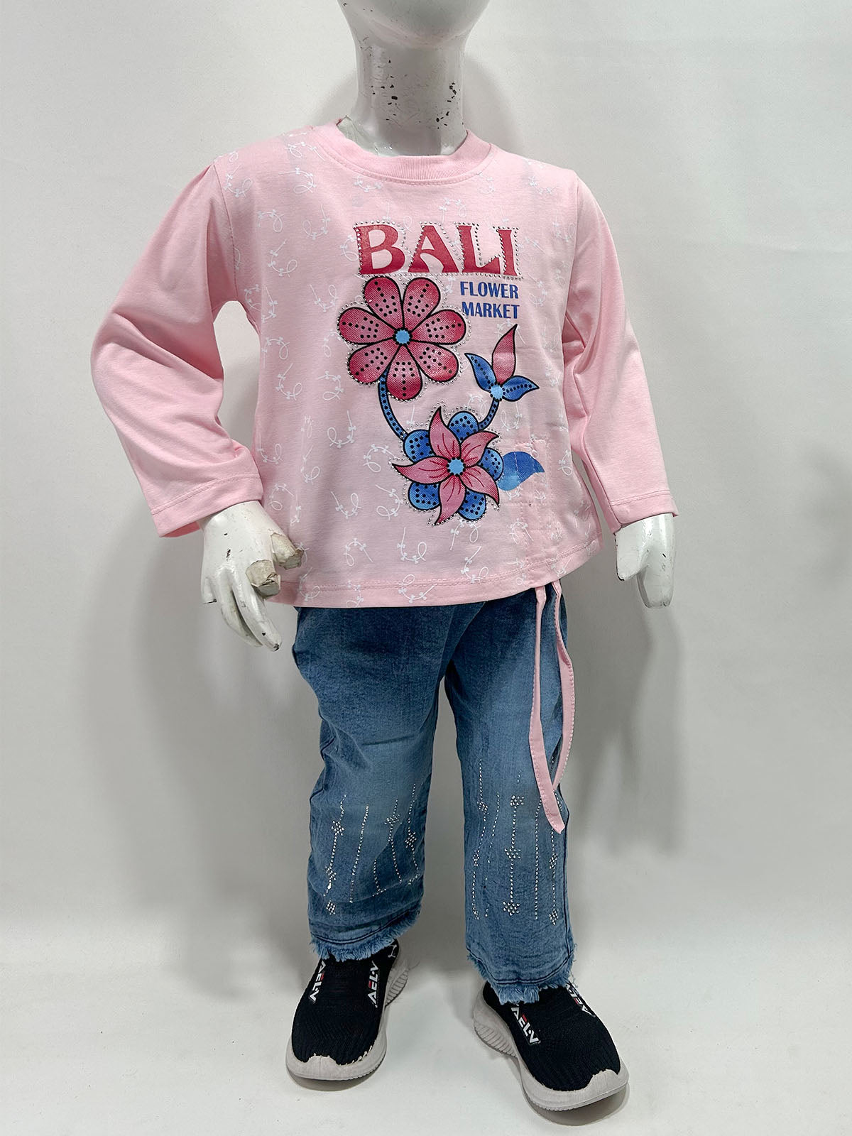 1Yr - 4Yrs Pink Bali Suit For Girls GS578
