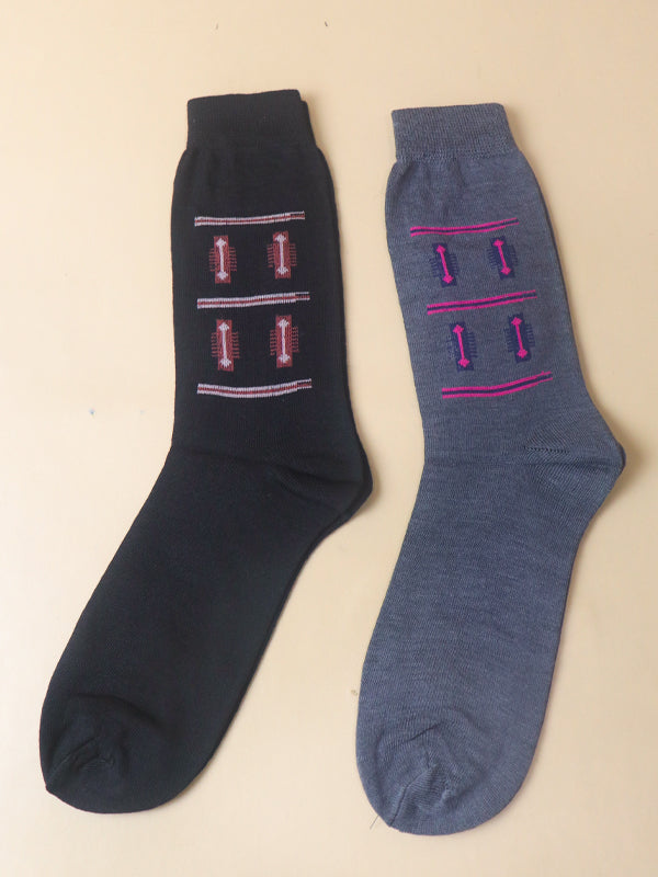 Pack Of 2 Multicolor Socks for Men MS12