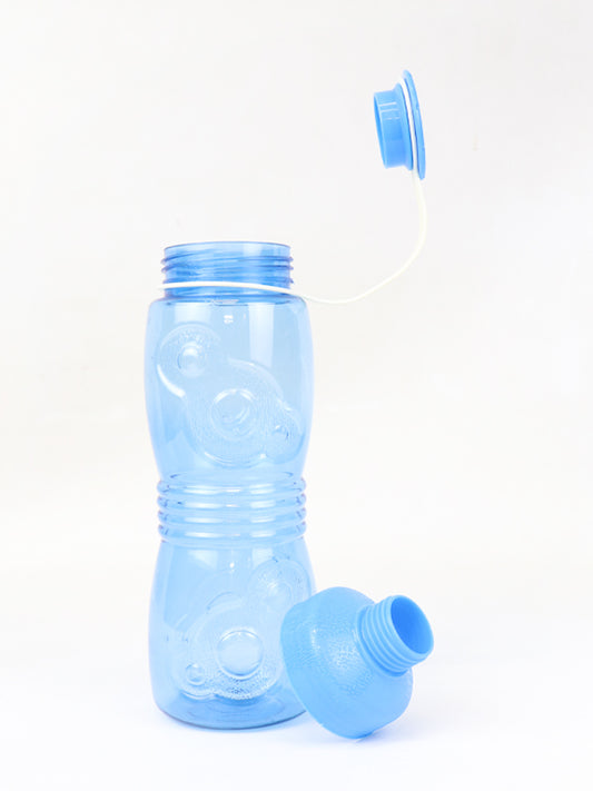 Blue Plastic Water Bottle Designed - 500ML