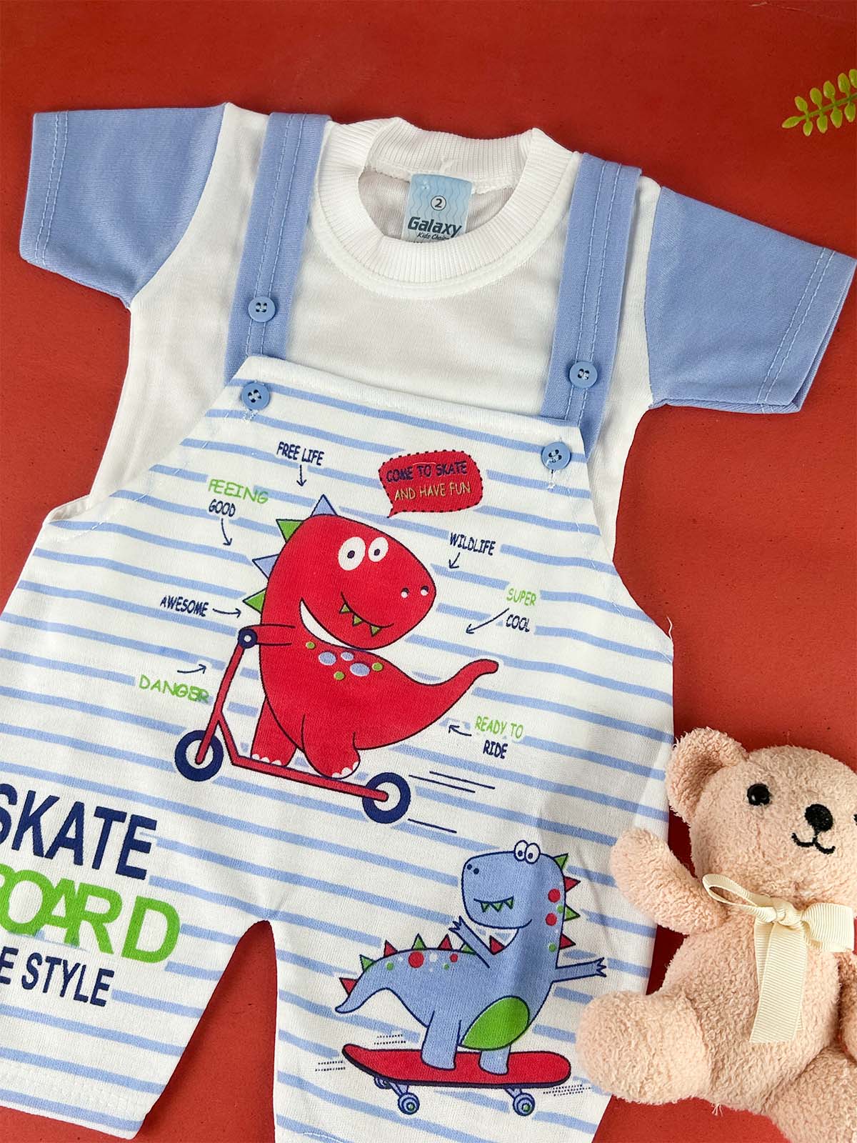3Mth - 9Mth Blue Romper For Newborn HG NBR142