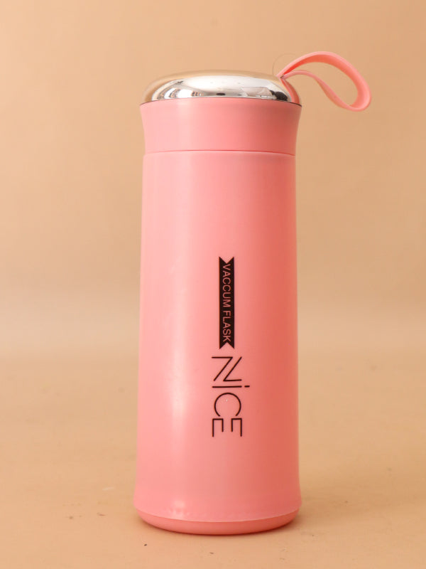 Pink Vacuum Flask / Insulated Water Bottle - 400ML / Thermos Temperature Double Walled