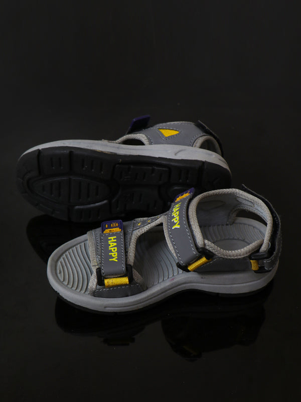 BSD51 Boys Sandal 8Yrs - 17Yrs Happy Grey